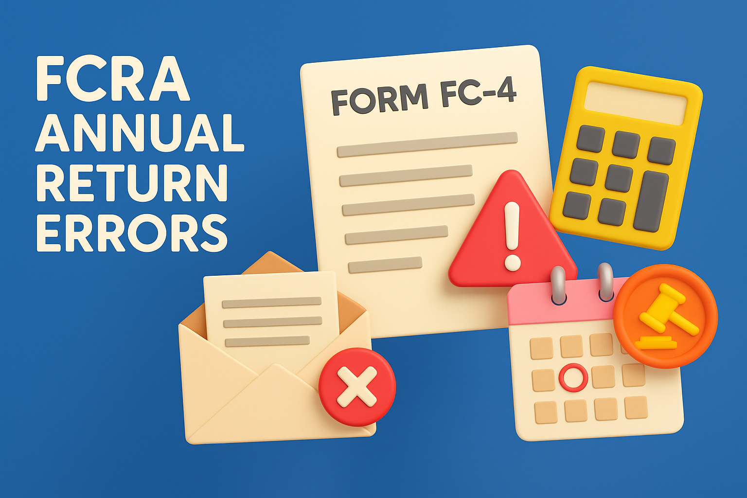 FCRA Annual Return Errors Leading to Penalties or Suspension